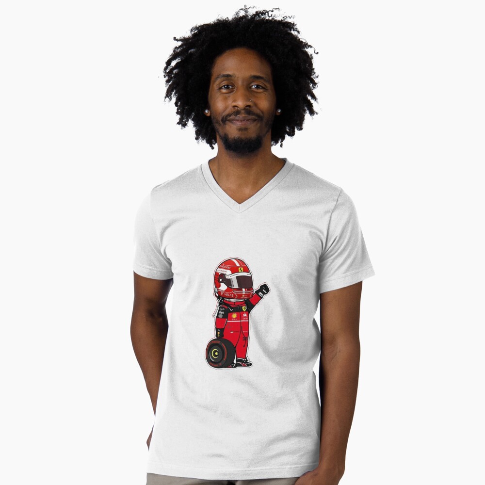 Vista previa del artículo con la obra «Camiseta de cuello en V», diseñado y vendido por Naomisstore.