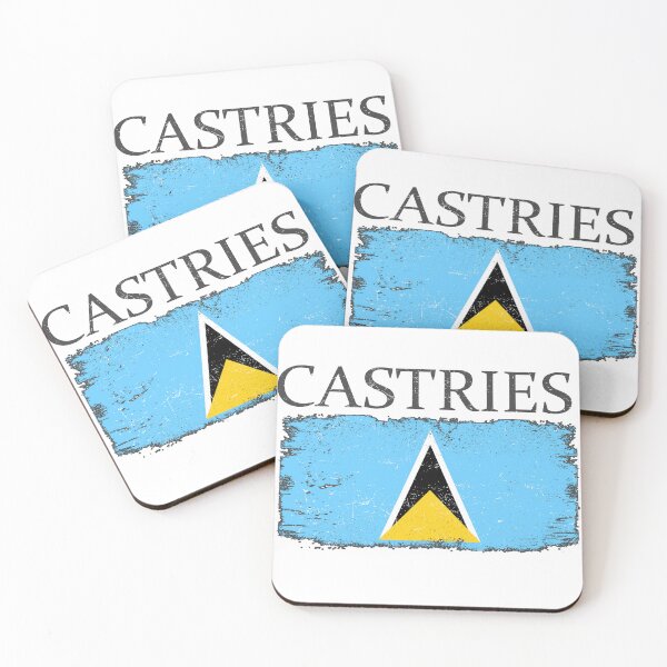 Item preview, Castries Saint Lucia Flag Saint Lucia Country Tourist designed and sold by farhanhafeez.