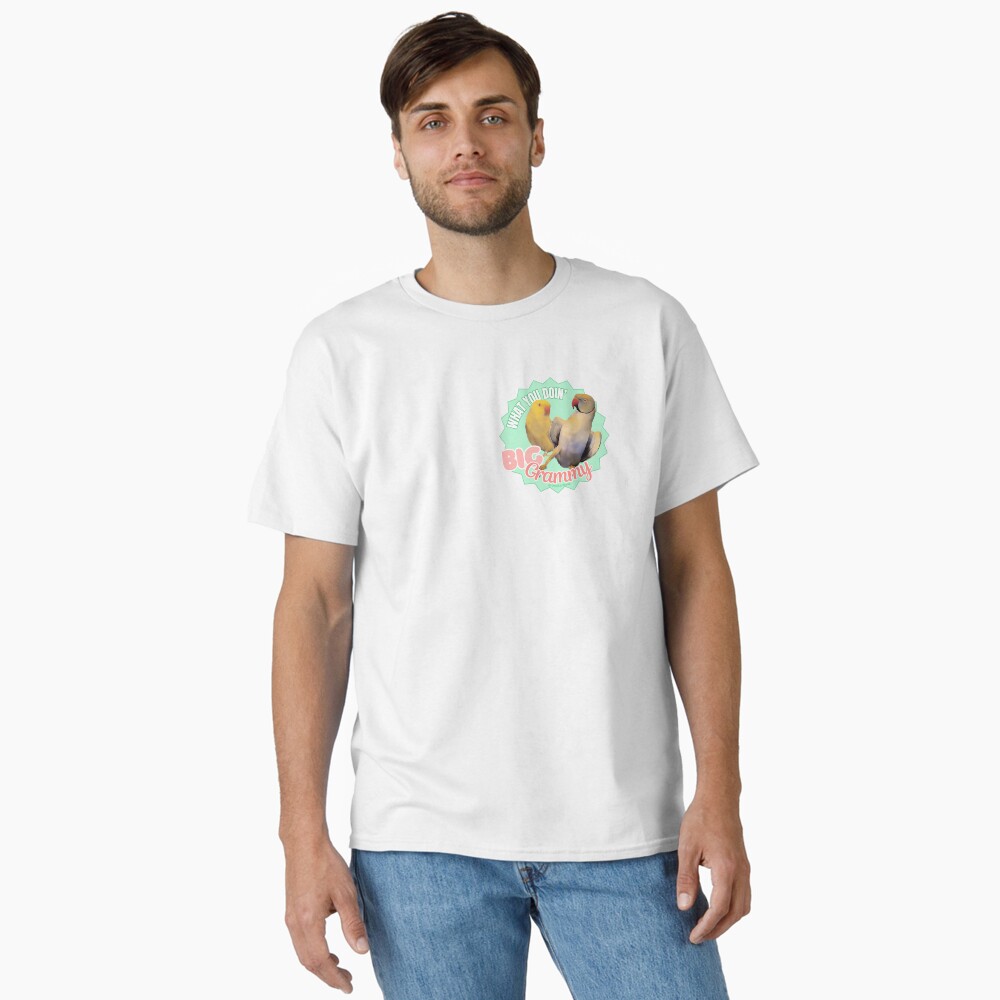 Vista previa del artículo con la obra «Camiseta clásica», diseñado y vendido por BeakerBeak.