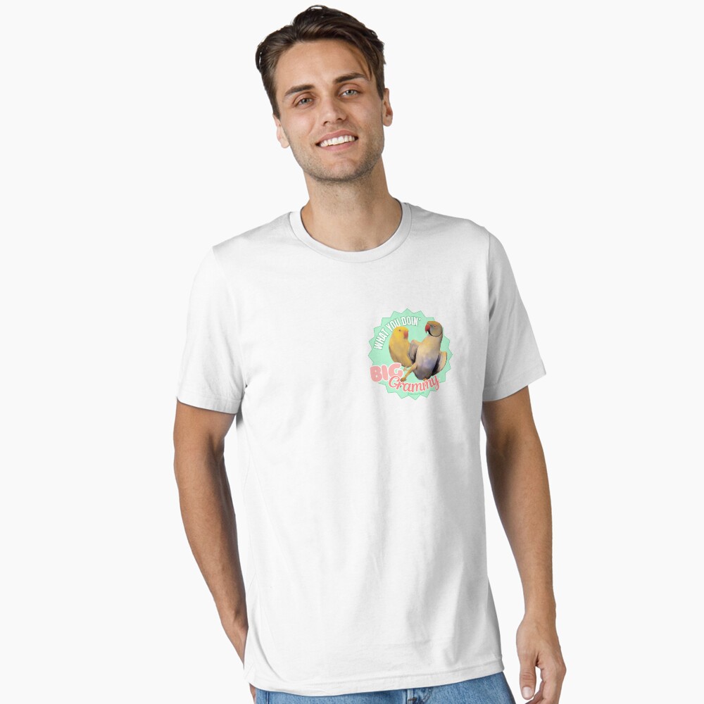 Vista previa del artículo con la obra «Camiseta esencial», diseñado y vendido por BeakerBeak.