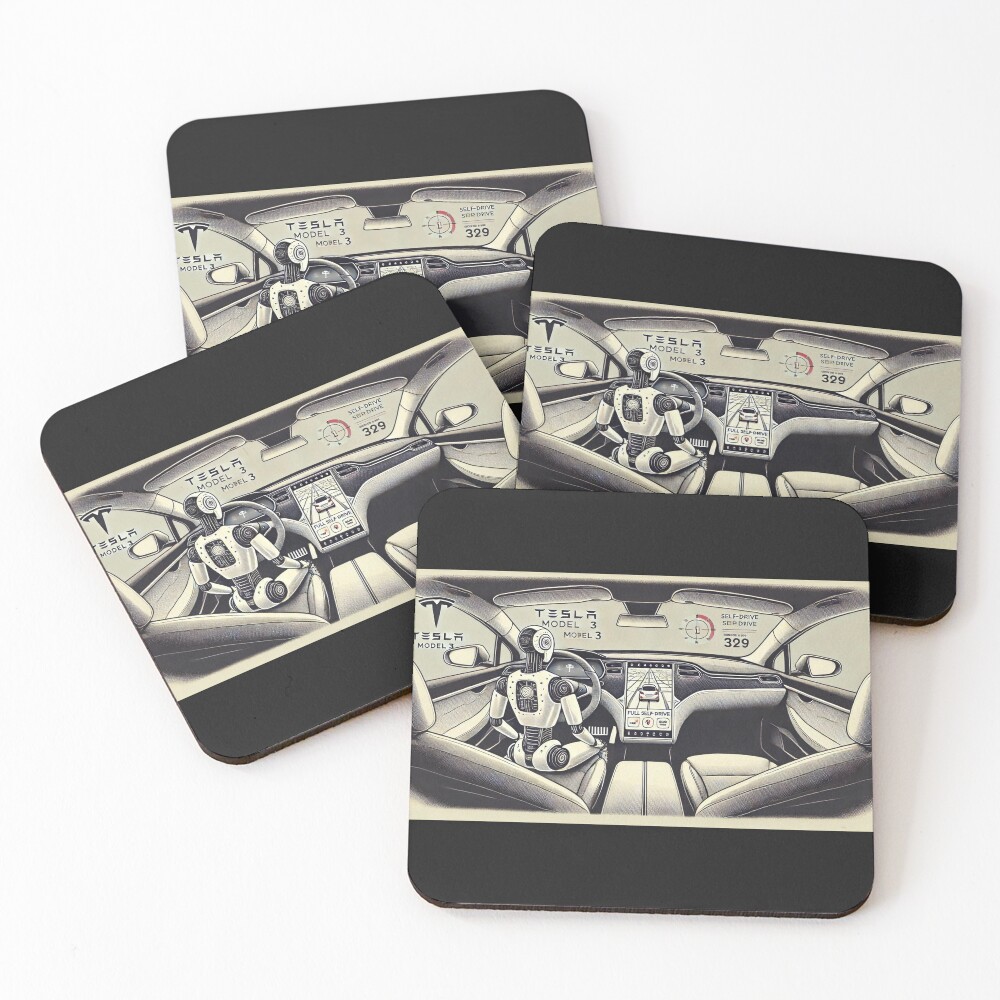 Item preview, Coasters (Set of 4) designed and sold by TEEJAMBOREE.
