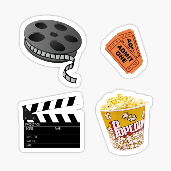Item preview, Paquete de pegatinas de cine designed and sold by Letsgonjdevils0.
