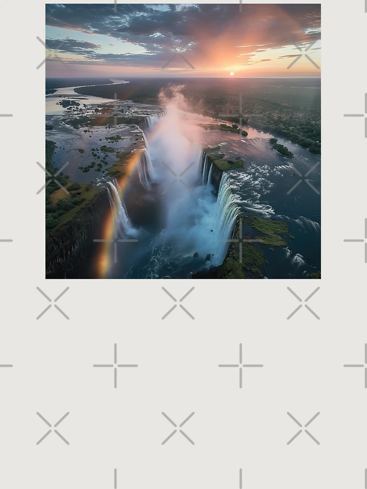 Thumbnail 6 of 6, Premium Oversized Sweatshirt, Victoria Falls Zambezi River designed and sold by Elisabeth Lucas.