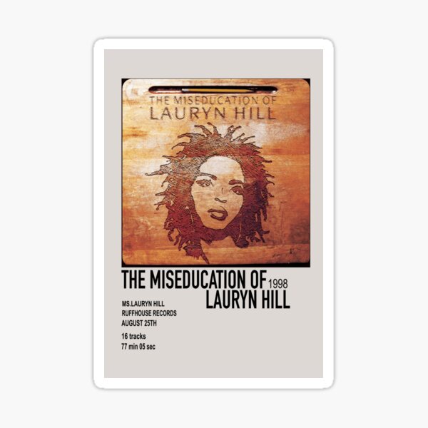 Aperçu de l'œuvre "La Miseducation de Lauryn Hill" pochette de l'album de Mme Lauryn Hill créée et vendue par Jasmijn210.