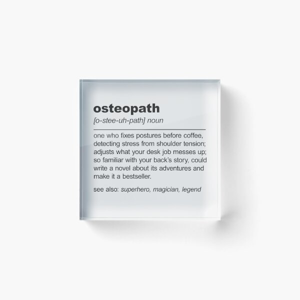 Item preview, Osteópata Osteópata Definición Divertida Osteopatía designed and sold by stylesip.