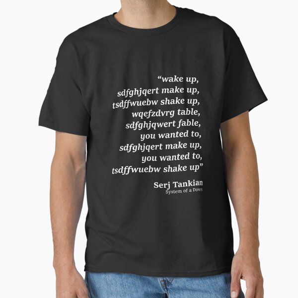 Item preview, wake up - System of a Down - Chop Suey parody designed and sold by PAINTMONKEYS.