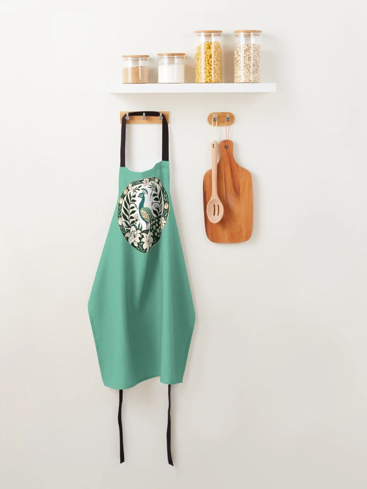 Thumbnail 4 of 6, Apron, Peacock designed and sold by FrictionMaxxing.