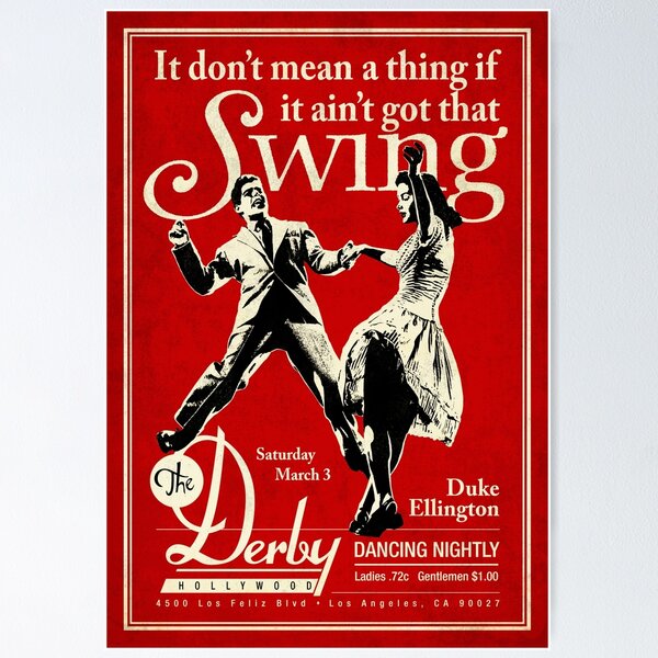 Item preview, El Derby - Baile swing designed and sold by -Koleidescope.
