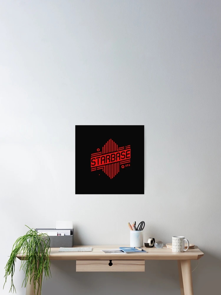 Thumbnail 2 of 3, Poster, Starbase designed and sold by TEEJAMBOREE.