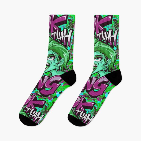 Item preview, Hawk Tuah Spit On That Thang Meme Graffiti Style Quote designed and sold by TheArtOfPat.