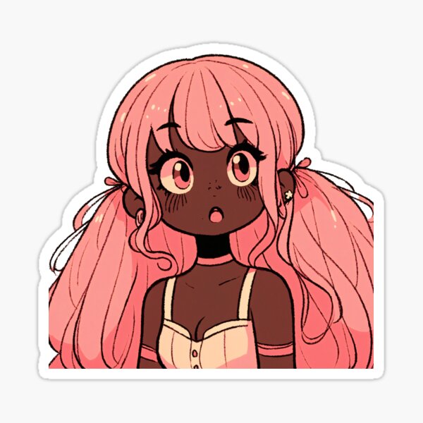 Artikelvorschau, Schwarzes Mädchen mit rosa Haaren entworfen und verkauft von Dreams--Cape.