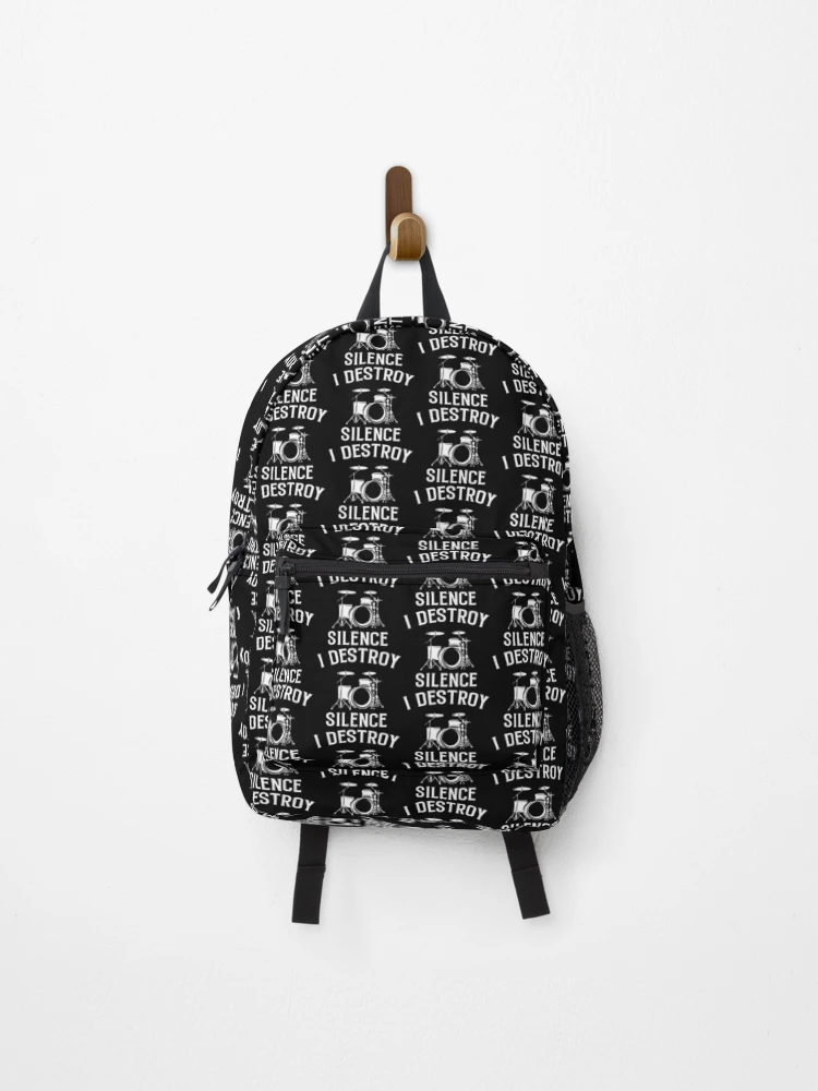 Thumbnail 1 of 3, Backpack, I DESTROY SILENCE designed and sold by Buntrockstore.