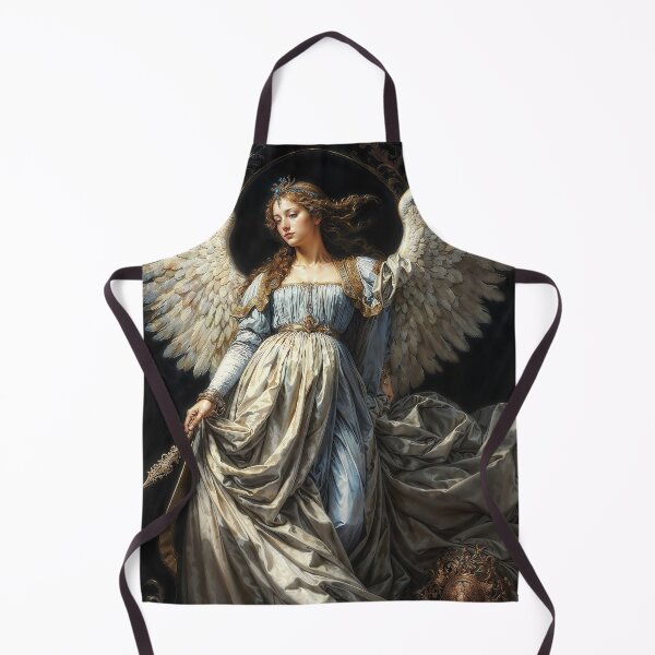 Aperçu de l'œuvre L'Archange Haniel en robe bleue créée et vendue par AliceWhiteDF.