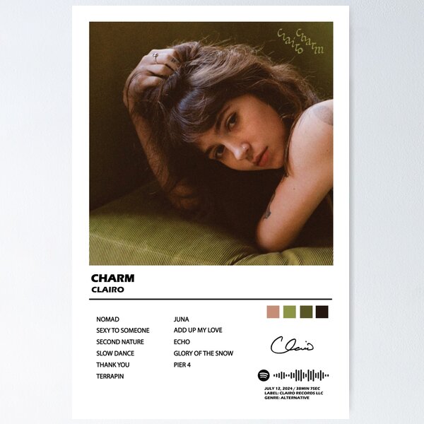 Item preview, Portada del álbum "Charm" de Clairo designed and sold by EPcreates.