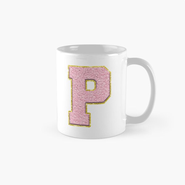 Item preview, P Preppy Varsity Letter Patch designed and sold by Creative Brat Design Studio.