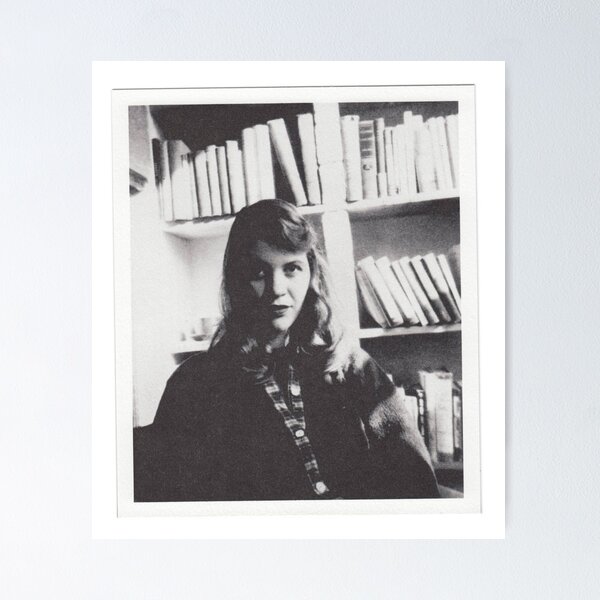 Item preview, Retrato de Sylvia Plath designed and sold by Oqueartecura.