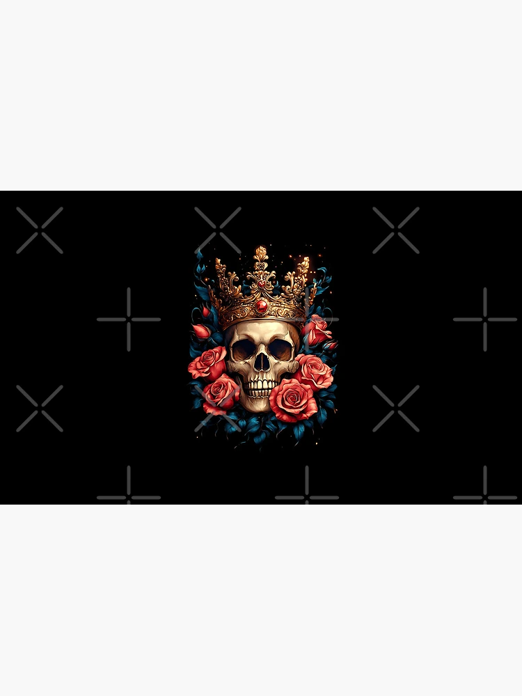 Thumbnail 6 of 6, Coffee Mug, Royal Skull Surrounded by Roses and Majesty designed and sold by Vinson-MFG.