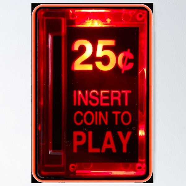 Item preview, Inserte moneda para jugar designed and sold by Angry Swan Designs.