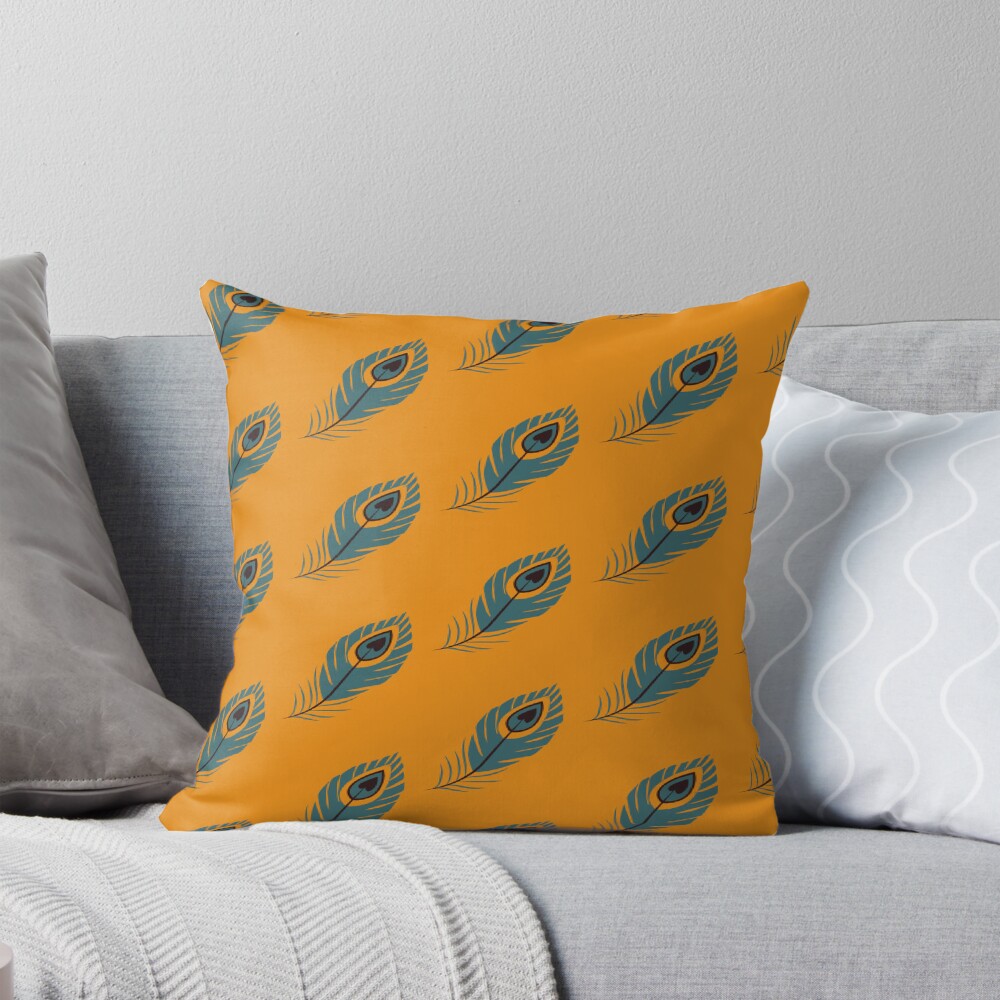 Item preview, Throw Pillow designed and sold by India Designs by Nikhhil Sahore.