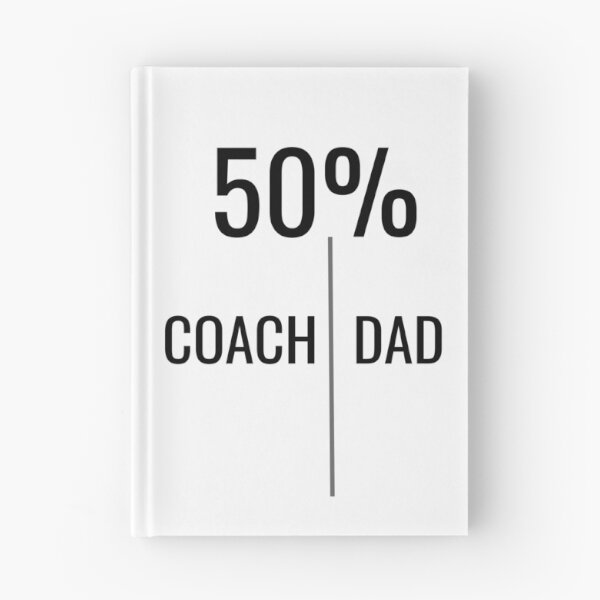 Item preview, Half coach, half dad, funny dad coach designed and sold by Merchattack.