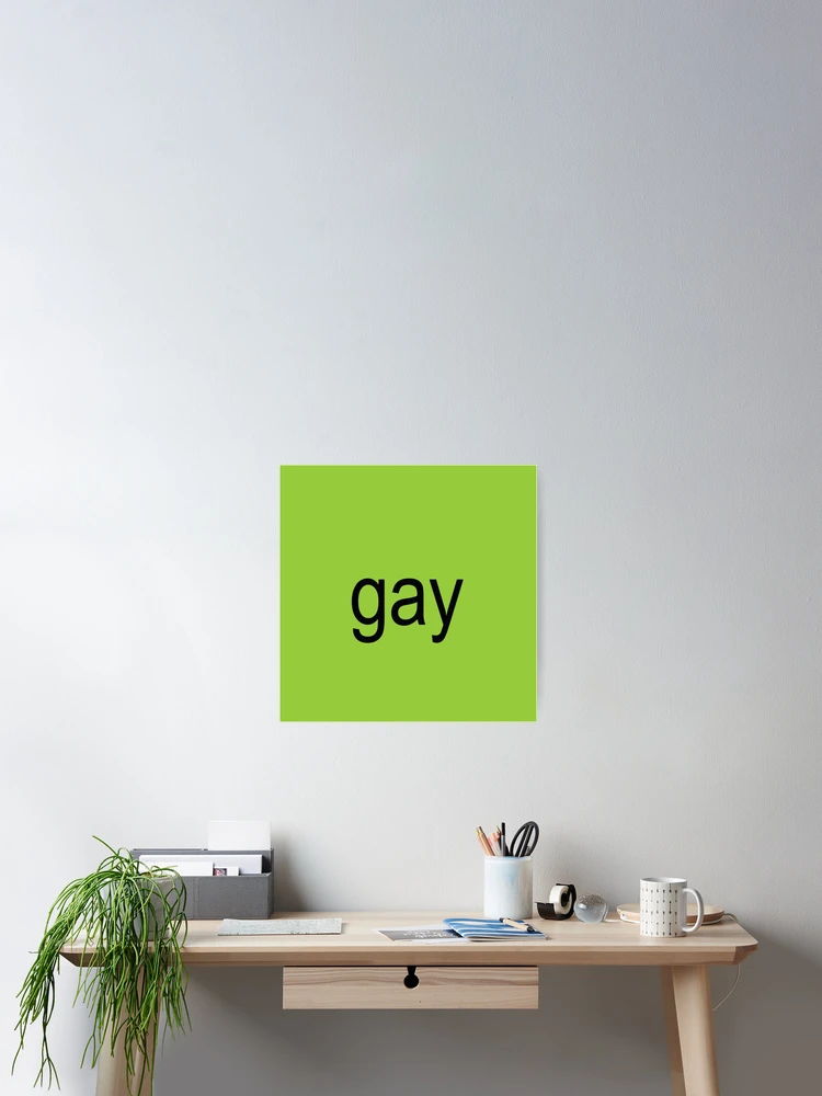 Aperçu 2 sur 3. Poster avec l'œuvre GOSSE créée et vendue par bodys.