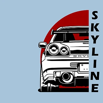 Vorschaubild zum Design Skyline GTR R34 JDM Silhouette von RCStoreUy