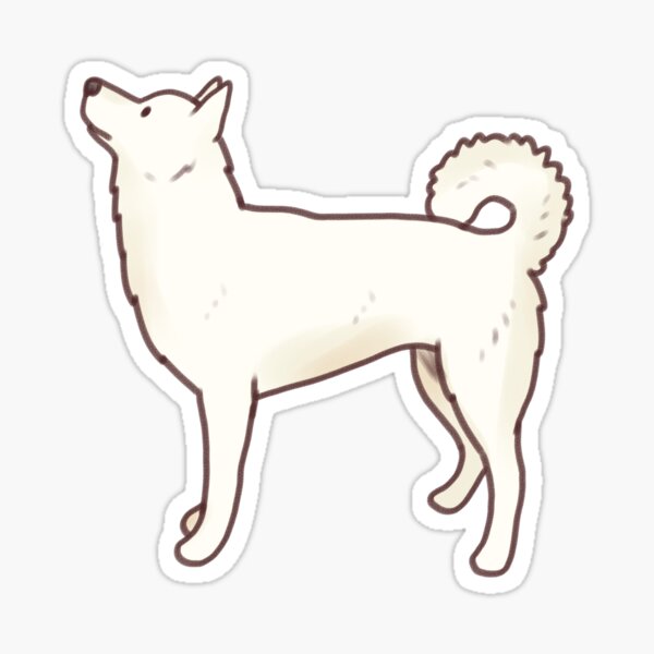 Aperçu de l'œuvre Illustration du chien Jindo créée et vendue par Artofmayara.
