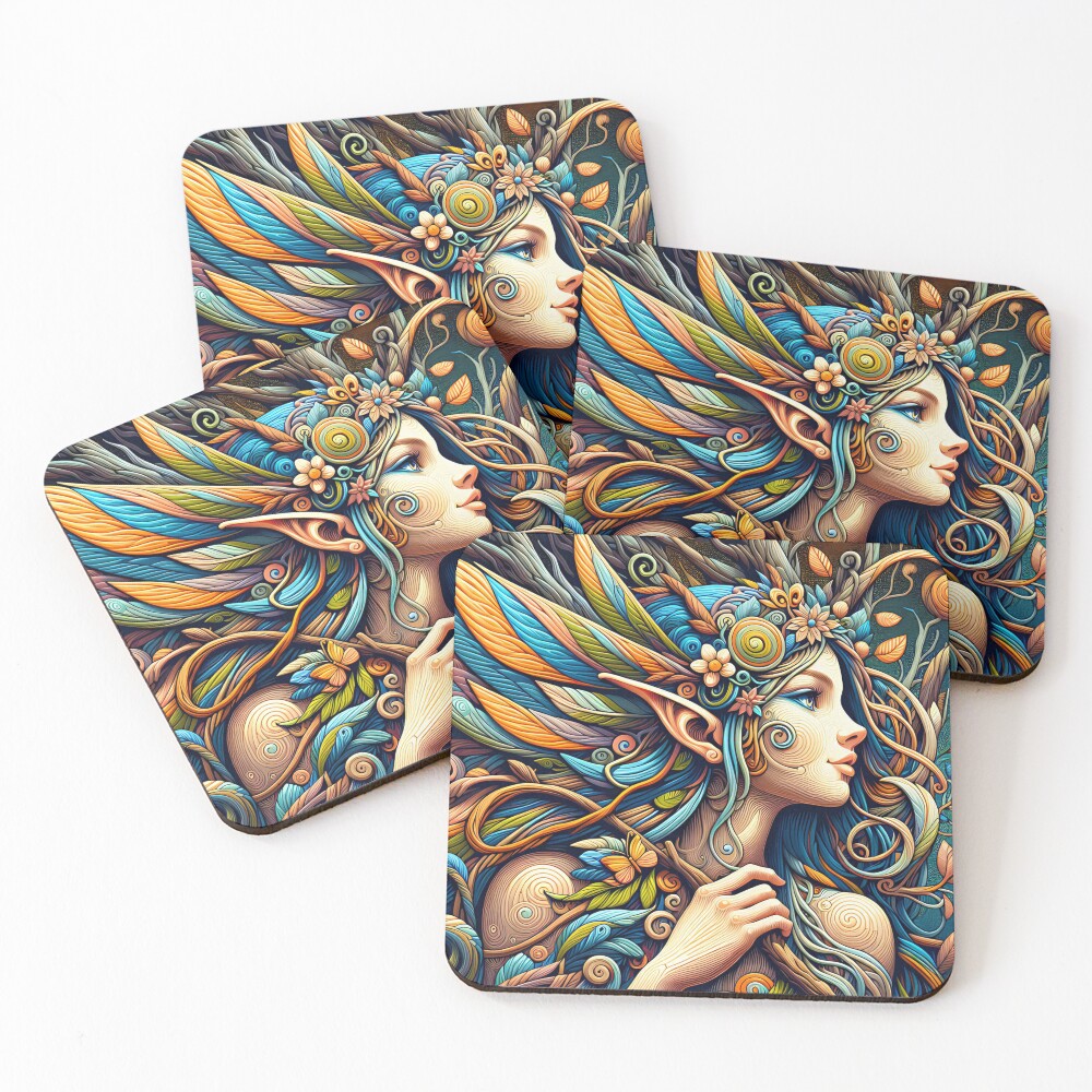Item preview, Coasters (Set of 4) designed and sold by I-I-Trading-Co.