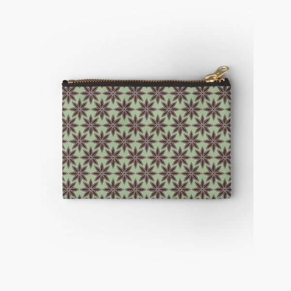 Item preview, Star Anise Pattern on Green, Christmas Spice designed and sold by scome.