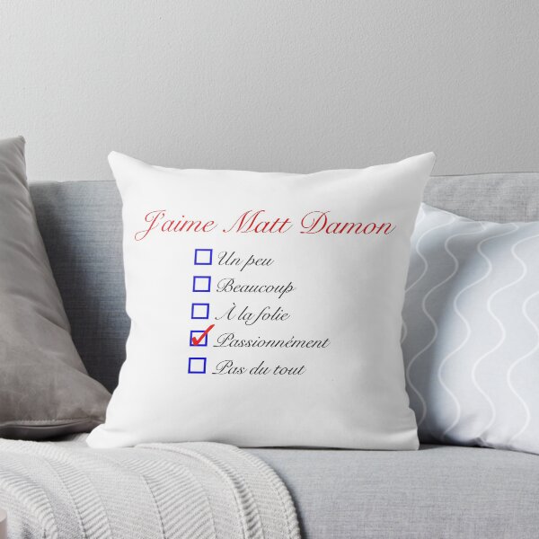 Item preview, J'aime Matt Damon designed and sold by selfishkiss.