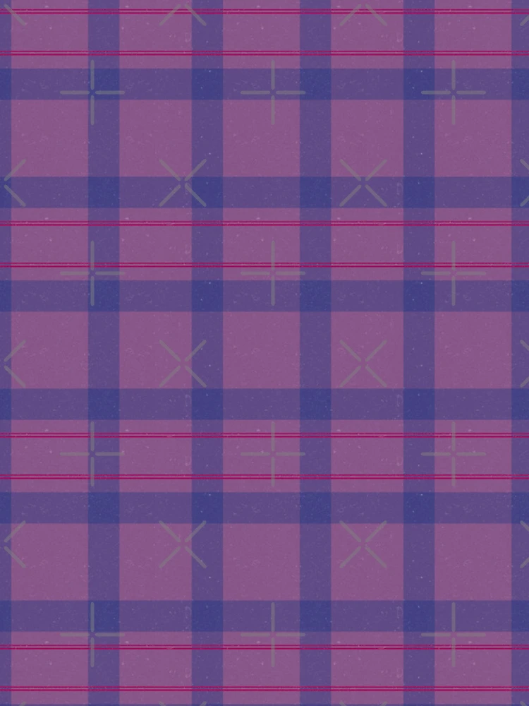 Thumbnail 4 of 4, Samsung Galaxy Phone Case, Purple Checks designed and sold by The Queer Designer.