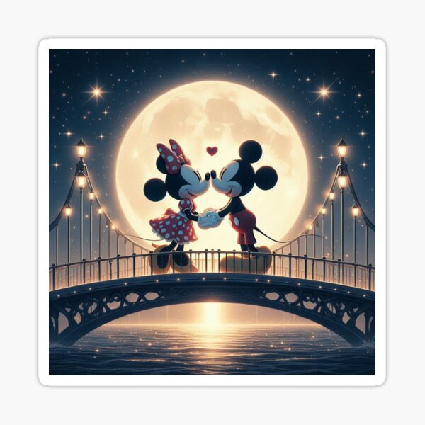Item preview, Beso Romántico Minnie y Mickey designed and sold by EPDL.