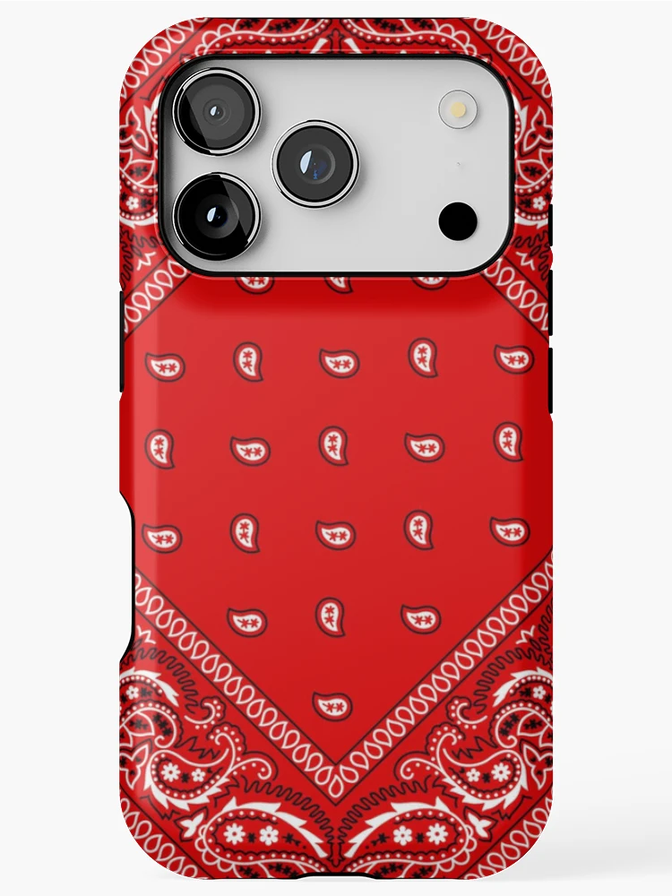 Thumbnail 1 von 4, iPhone-Hülle, Rotes Kopftuch designt und verkauft von Harris Neill.