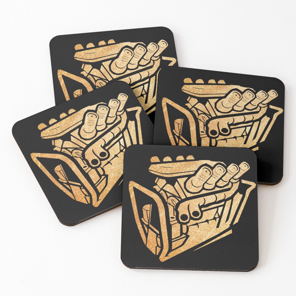 Item preview, Coasters (Set of 4) designed and sold by Gamify Store.