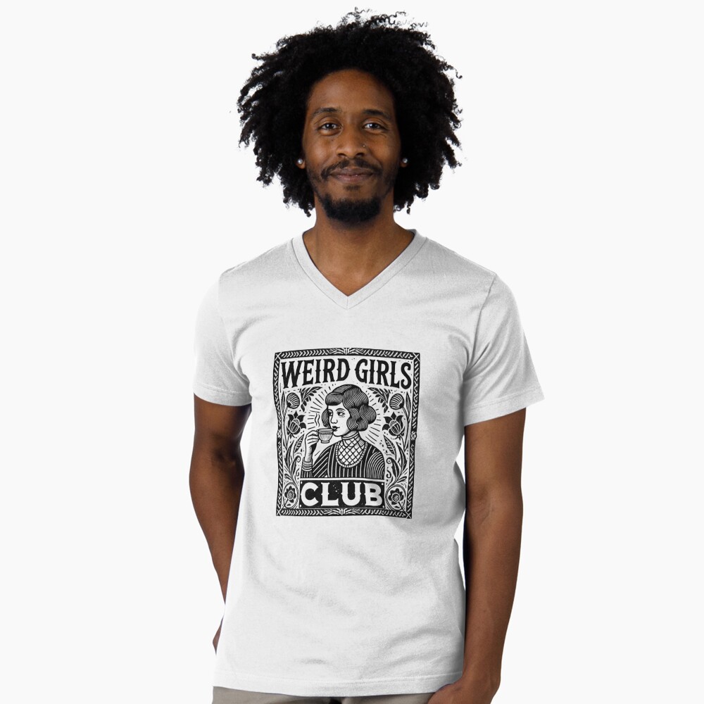 Aperçu de l'œuvre T-shirt col V créée et vendue par Inadesignstore.