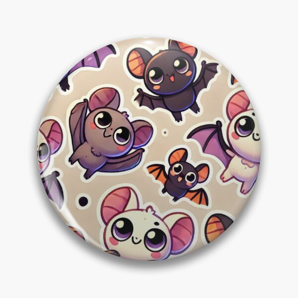 Item preview,  Friendly Halloween Bats Stickers – Adorable Cartoon Designs designed and sold by CallSticker.