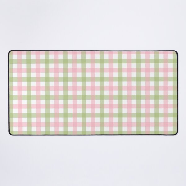 Item preview, Pink and Green Gingham Pattern designed and sold by starrylite.