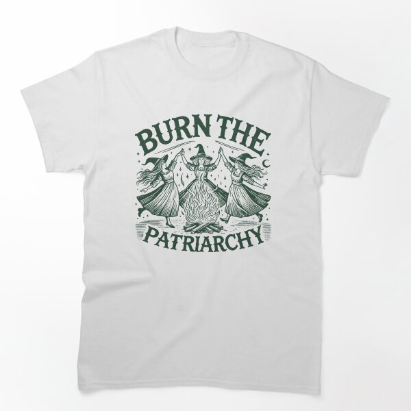 Aperçu de l'œuvre Brûlons le patriarcat créée et vendue par Inadesignstore.
