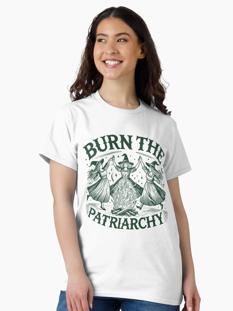 Thumbnail 3 von 7, Classic T-Shirt, Verbrennt das Patriarchat designt und verkauft von Inadesignstore.
