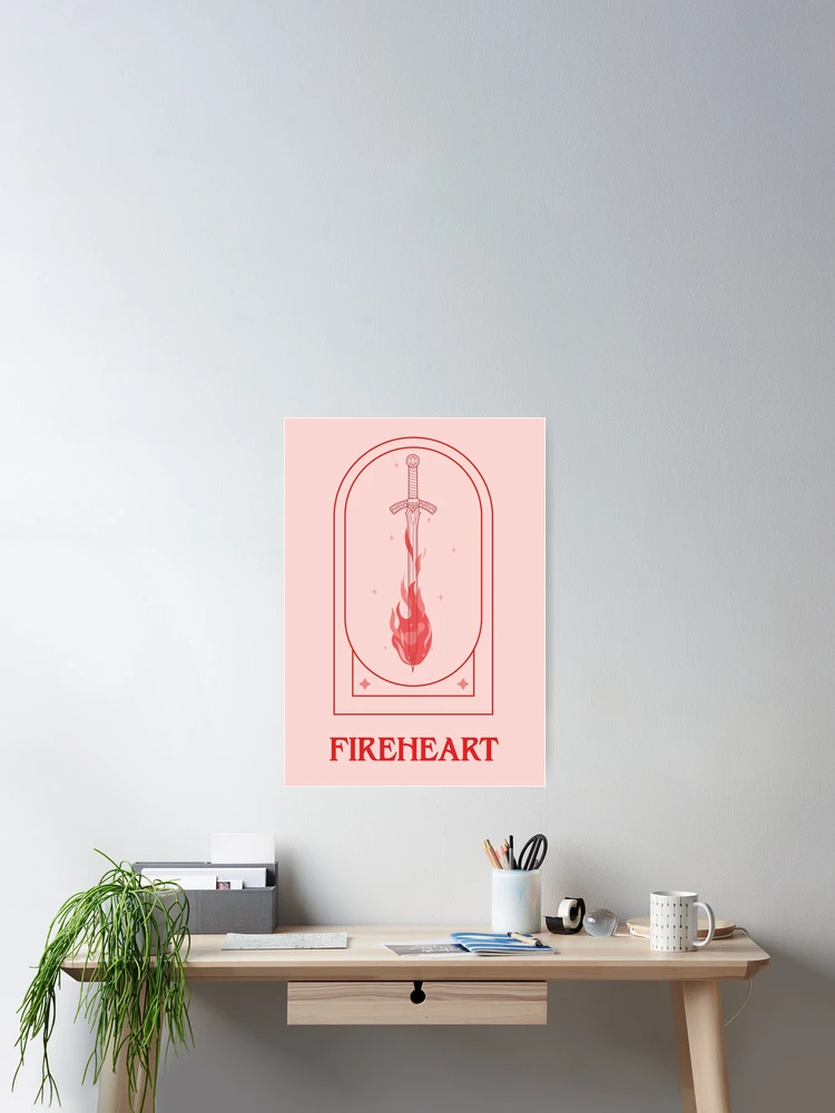 Thumbnail 2 of 3, Poster, Fireheart designed and sold by h-helladesign.