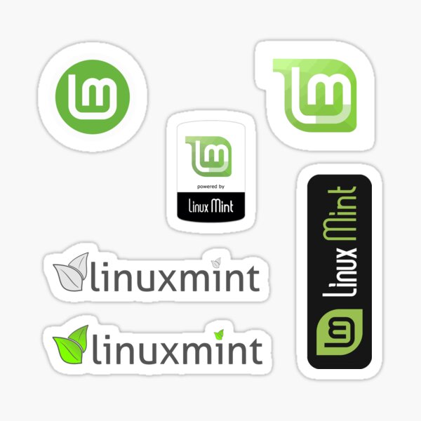 Item preview, linux mint sticker set designed and sold by yourgeekside.