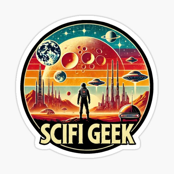 Aperçu de l'œuvre SciFi Geek - Fan de science-fiction créée et vendue par Random-Reality.