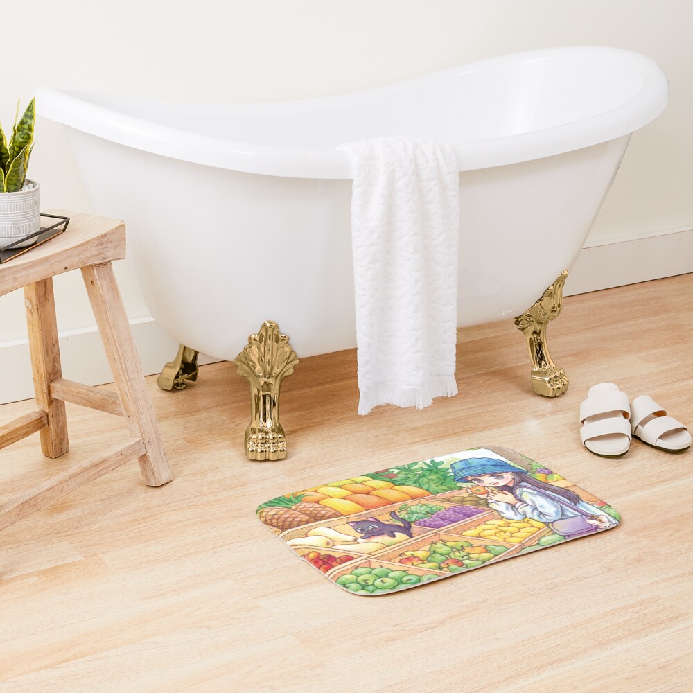 Item preview, Bath Mat designed and sold by rowonart.