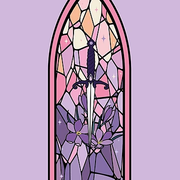 Aperçu de l'œuvre Quatrième aile - Vitrail du poignard de Violet de h-helladesign