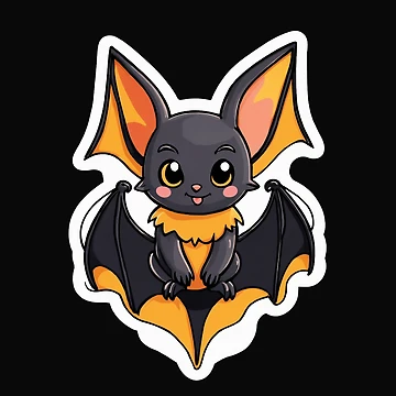 Artwork thumbnail, Halloween Bat by Monika Turemka