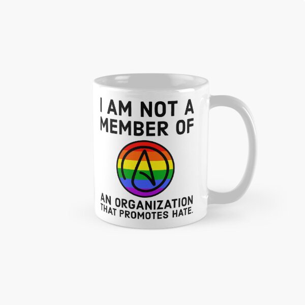 Artikelvorschau, LGBTQ-Verbündeter Atheist entworfen und verkauft von Rachel the Artist .