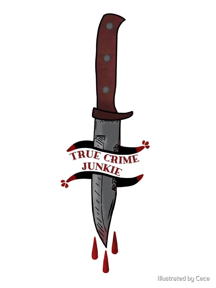Thumbnail 4 of 4, iPhone Case, True crime junkie designed and sold by Illustrated by Cece.
