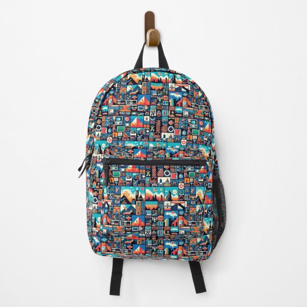 Item preview, Retro Pixel Art Pattern designed and sold by SipandStan.