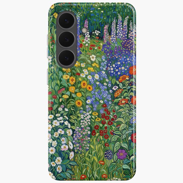 Aperçu de l'œuvre Jardin de fleurs Gustav Klimt créée et vendue par maniacfitness.