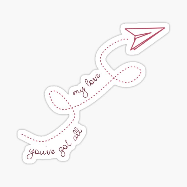 Artikelvorschau, Du hast meine ganze Liebe - Papierflieger entworfen und verkauft von kpospichel.